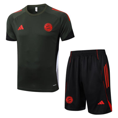 Ensemble Maillot Short Bayern Munich Homme 2025 2026 Noir | Foot Sport