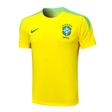 Ensemble Maillot Short Bresil Homme/Enfant 2024 2025 Jaune 3