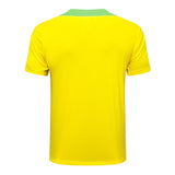 Ensemble Maillot Short Bresil Homme/Enfant 2024 2025 Jaune 4