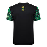 Ensemble Maillot Short Bresil Homme/Enfant 2024 2025 Vert Motif 4