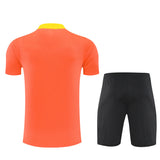 Ensemble Maillot Short Bresil Homme/Enfant 2025 2026 Orange 2