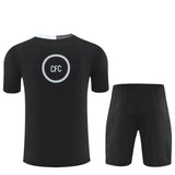 Ensemble Maillot Short Chelsea Homme/Enfant 2025 2026 Noir 2