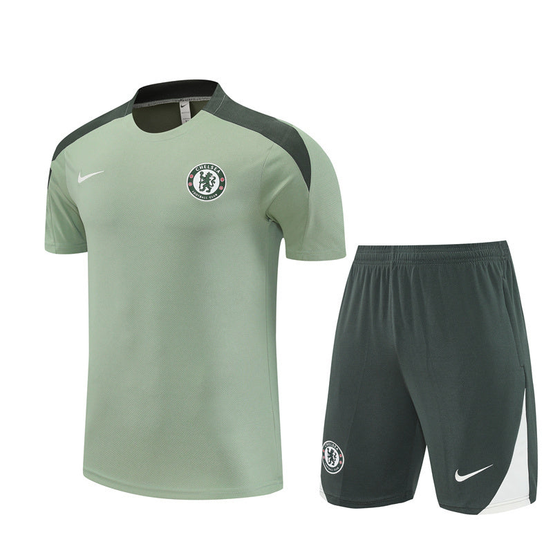 Ensemble Maillot Short Chelsea Homme/Enfant 2025 2026 Vert | Foot Sport