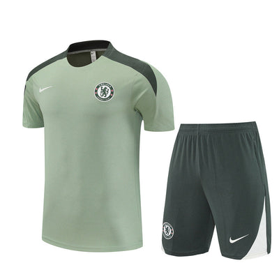 Ensemble Maillot Short Chelsea Homme/Enfant 2025 2026 Vert | Foot Sport