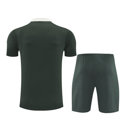 Ensemble Maillot Short Chelsea Homme/Enfant 2025 2026 Vert Armée