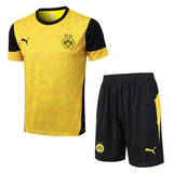 Ensemble Maillot Short BVD Dortmund Homme 2025 2026 Jaune Noir 1
