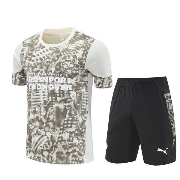 Ensemble Maillot Short Eindhoven Homme/Enfant 2025 2026 Blanc | Foot Sport