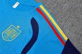 Ensemble Maillot Short Espagne Homme/Enfant 2026 2027 Bleu 3