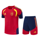 Ensemble Maillot Short Espagne Homme/Enfant 2026 2027 Rouge 1
