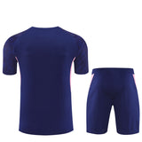 Ensemble Maillot Short Feyenoord Homme/Enfant 2025 2026 Bleu Rose 2