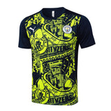 Ensemble Maillot Short Manchester City Homme 2024 2025 Jaune Noir | Foot Sport 3