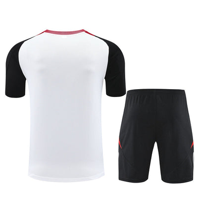 Ensemble Maillot Short Manchester United Homme/Enfant 2024 2025 Blanc