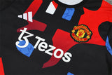 Ensemble Maillot Short Manchester United Homme/Enfant 2024 2025 Noir Camouflage 3