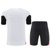 Ensemble Maillot Short Manchester United Homme/Enfant 2025 2026 Blanc Rouge 2