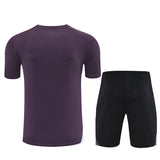 Ensemble Maillot Short Manchester United Homme/Enfant 2025 2026 Violet 2