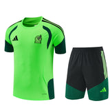 Ensemble Maillot Short Mexique Homme/Enfant 2026 2027 Vert 1