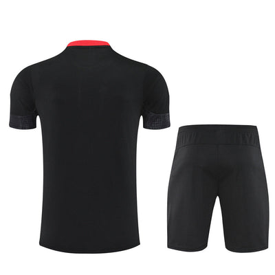 Ensemble Maillot Short Milan AC Homme/Enfant 2025 2026 Noir