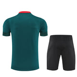 Ensemble Maillot Short Milan AC Homme/Enfant 2025 2026 Vert 2