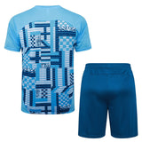 Ensemble Maillot Short Marseille OM Homme 2025 2026 Bleu Ciel | Foot Sport 2