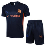 Ensemble Maillot Short Marseille OM Homme 2025 2026 Bleu Foncé | Foot Sport 1