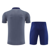 Ensemble Maillot Short PSG Homme/Enfant 2025 2026 Gris 2