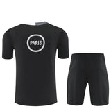 Ensemble Maillot Short PSG Homme/Enfant 2025 2026 Noir 2