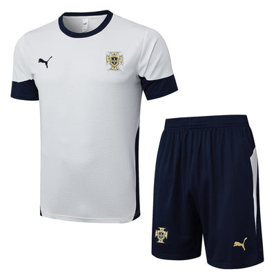 Ensemble Maillot Short Portugal Homme 2024 2025 Blanc
