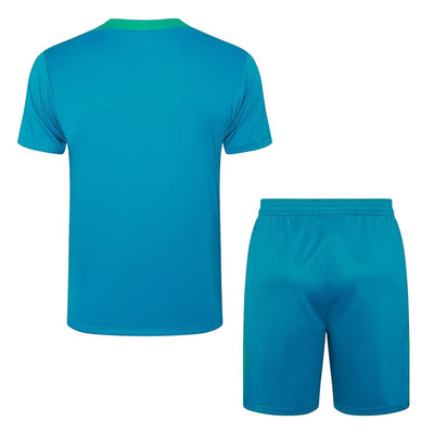 Ensemble Maillot Short Portugal Homme 2024 2025 Bleu Ciel