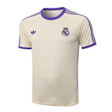 Ensemble Maillot Short Real Madrid Homme 2025 2026 Beige Violet 3