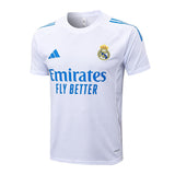 Ensemble Maillot Short Real Madrid Homme 2025 2026 Blanc Bleu 4