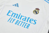 Ensemble Maillot Short Real Madrid Homme/Enfant 2025 2026 Blanc Bleu Ciel 3