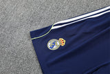 Ensemble Maillot Short Real Madrid Homme/Enfant 2025 2026 Blanc Bleu Sombre 4