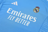 Ensemble Maillot Short Real Madrid Homme/Enfant 2025 2026 Bleu Ciel 3