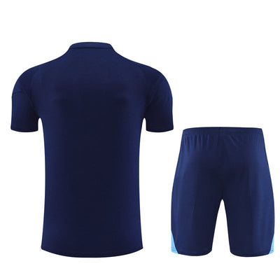 Ensemble Maillot Short Real Madrid Homme/Enfant 2025 2026 Bleu Royal
