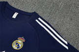 Ensemble Maillot Short Real Madrid Homme/Enfant 2025 2026 Bleu Royal 4