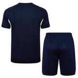 Ensemble Maillot Short Real Madrid Homme/Enfant 2025 2026 Bleu Sombre 2