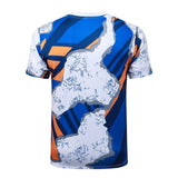 Ensemble Maillot Short Real Madrid Homme/Enfant 2025 2026 Bleu Tache 4