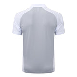 Polo Real Madrid Homme 2025 2026 Gris Blanc 3