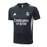 Ensemble Maillot Short Real Madrid Homme/Enfant 2025 2026 Noir Clair 3