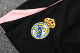 Ensemble Maillot Short Real Madrid Homme/Enfant 2025 2026 Noir Rose Edition Limitée 5