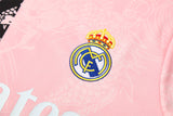 Ensemble Maillot Short Real Madrid Homme/Enfant 2025 2026 Noir Rose Edition Limitée 4