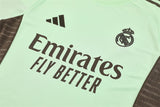 Ensemble Maillot Short Real Madrid Homme/Enfant 2025 2026 Vert Ciel Kaki 3