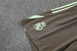 Ensemble Maillot Short Real Madrid Homme/Enfant 2025 2026 Vert Ciel Kaki 5