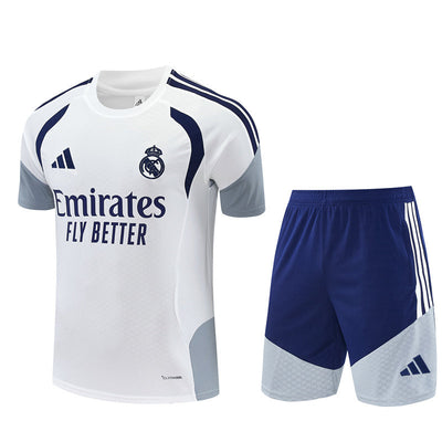 Ensemble Maillot Short Real Madrid Homme/Enfant 2026 2027 Blanc