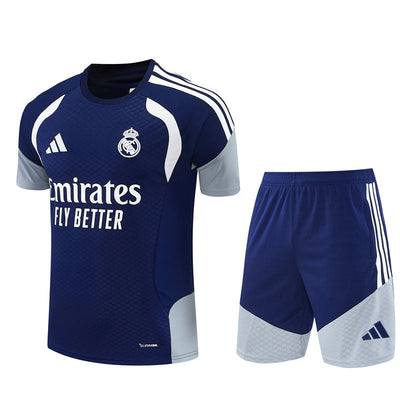 Ensemble Maillot Short Real Madrid Homme/Enfant 2026 2027 Royal Bleu