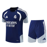 Ensemble Maillot Short Real Madrid Homme/Enfant 2026 2027 Royal Bleu 1