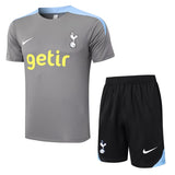 Ensemble Maillot Short Tottenham Homme 2024 2025 Gris | Foot Sport 1