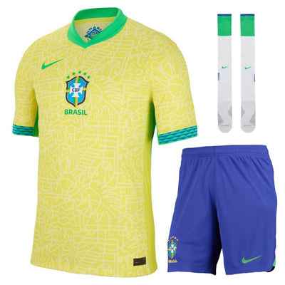 Maillot Brésil Kit Enfant Domicile 2024 2025 | Foot Sport