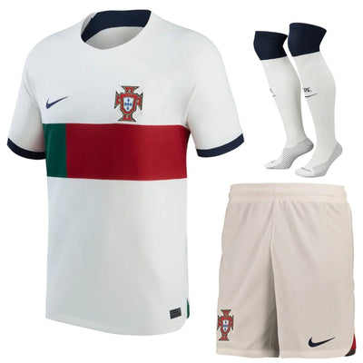 Maillot Portugal Enfant Extérieur Blanc 2023 | Foot Sport