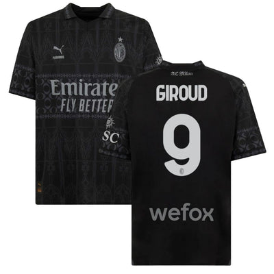Maillot Kit Enfant Milan AC X Pleasures Noir 2023-2024 | Foot Sport